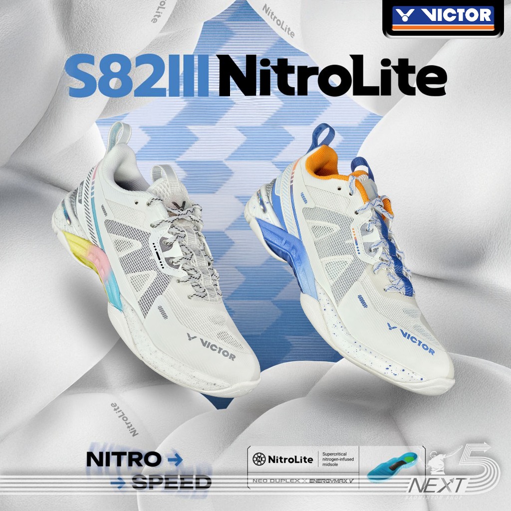 Victor รองเท้าแบดมินตัน รุ่น S82iii Nitrolite ของแท้ประกันศูนย์ไทย