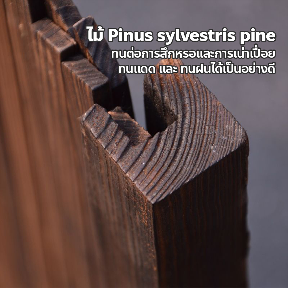 MAO รั้วไม้ตกแต่งสวน พับเก็บได้ เคลื่อนย้ายได้ รั้วไม้กั้นพื้นที่ แบบยืดหดได้ - รูปที่ 2