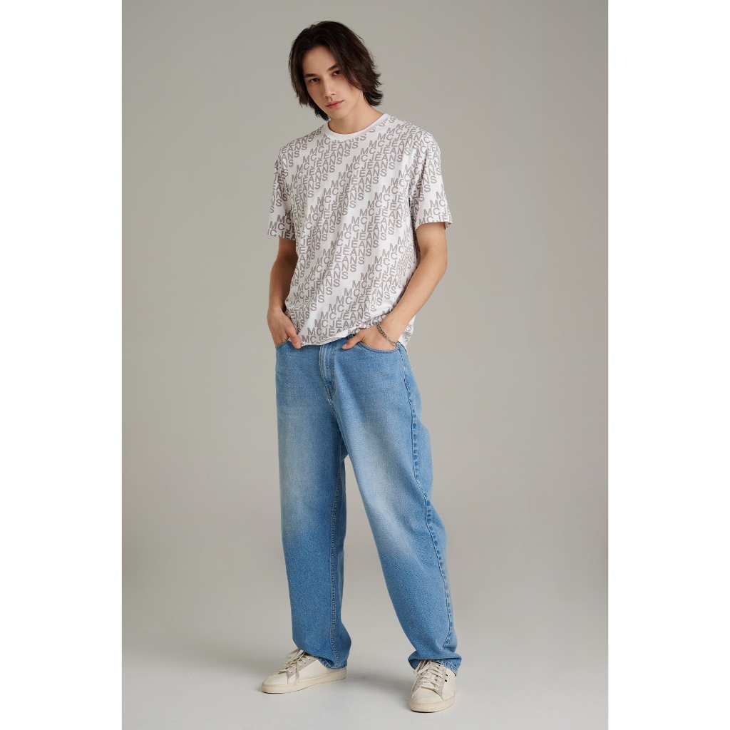 Mc jeans เสื้อยืดแขนสั้นผู้ชาย คอกลม MTSZC72