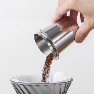 ถ้วยโดสกาแฟ สแตนเลส Dosing cup กระบอกโดส ตวงเมล็ดกาแฟ รองผงกาแฟไม่ให้หก อุปกรณ์ชงกาแฟ