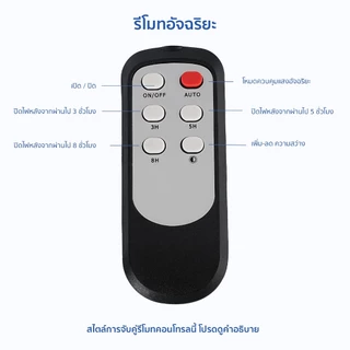 SOLAR LIGHT JD-99000L White 1452 LED 2 แผงโซลาเซลล์ ไฟพลังงานแสงอาทิตย์ พร้อมส่ง