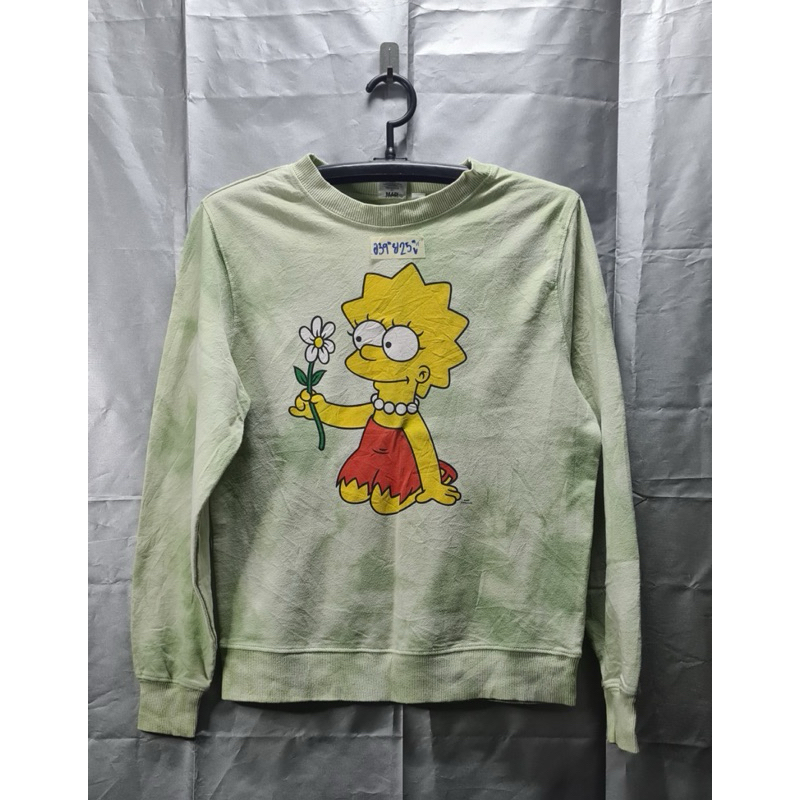 เสื้อ The Simpsons แขนจั๊ม ชายจั๊ม (M) ป้าย SIMPSONS