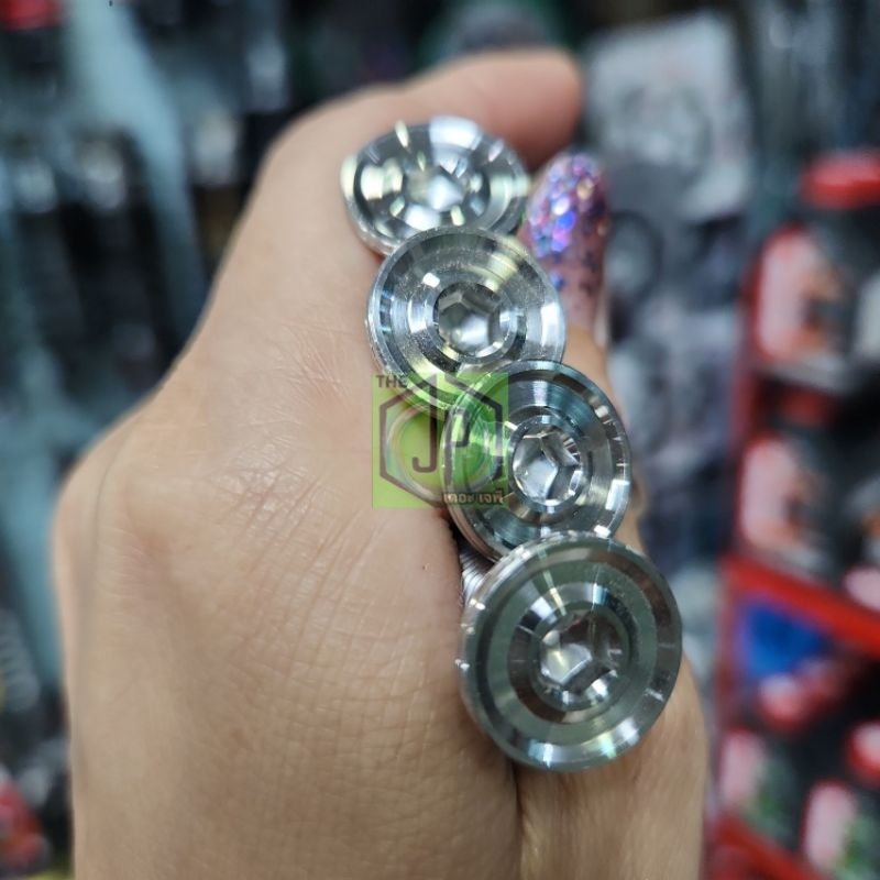 น๊อตจานดิส M8x20 M8x25 M8x30  เกลียวตลอด ราคาตัวละ น๊อตจาน  งานเลสเฮง งาน แบรนด์แท้ - รูปที่ 2