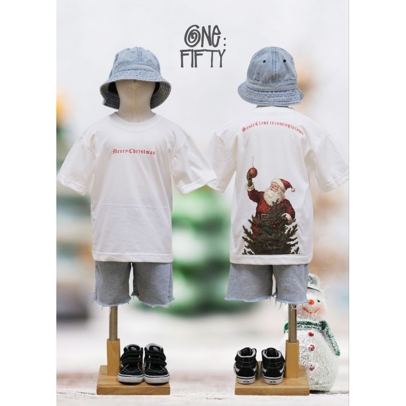 เสื้อยืด ชุดคริสมาสต์ oversize รุ่น ซานต้า