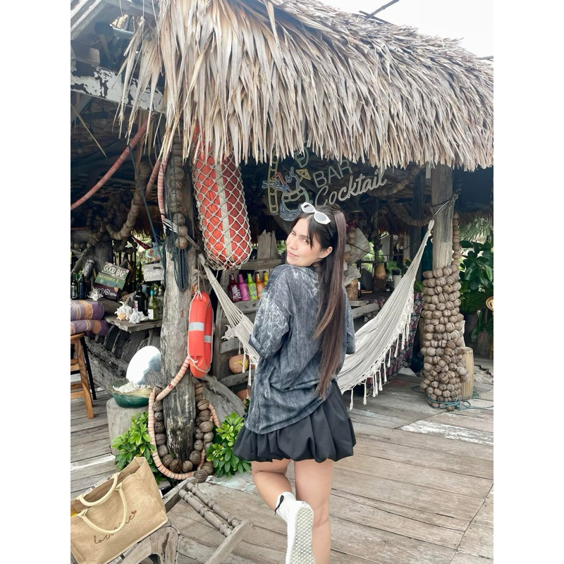 🩶Vintage T-Shirt🩶 เสื้อยืดผ้าฟอก วินเทจ oversized - รูปที่ 3