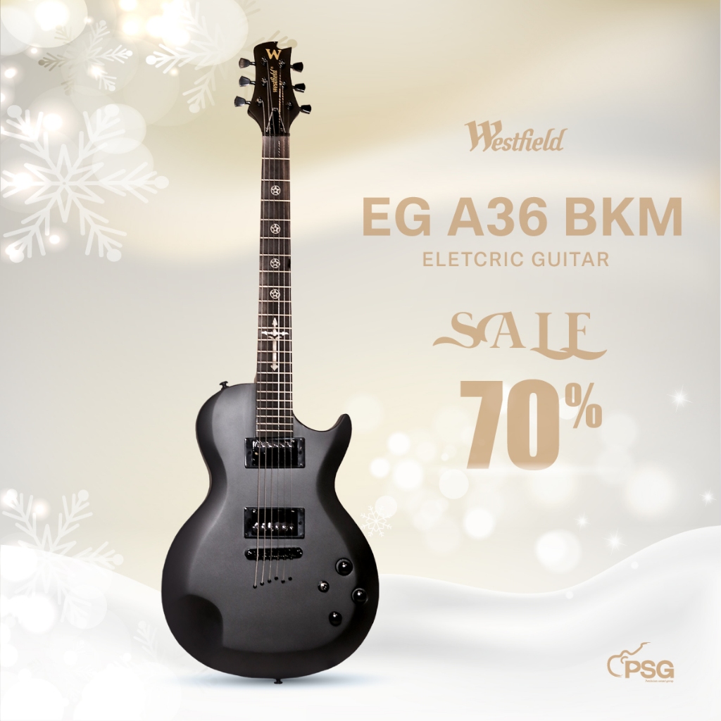 Westfield: EG A36 BKM ELETCRIC GUITAR กีต้าร์ไฟฟ้า ( สีดำ )
