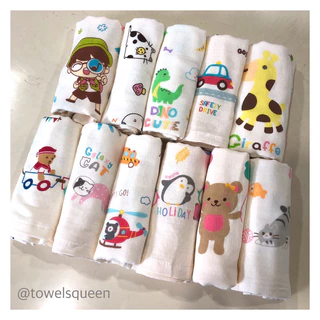 ผ้าเช็ดผม สาลูรังผึ้ง 16”x32”นิ้ว