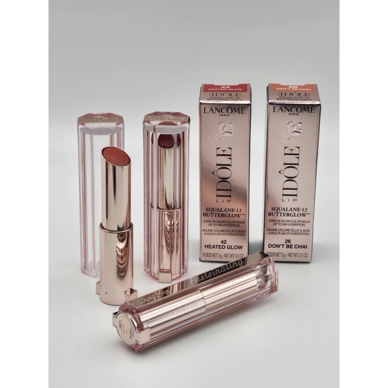 Lancome Lip Idole Squalane-12 Butterglow Lipstick สินค้าฉลากไทยค่ะ