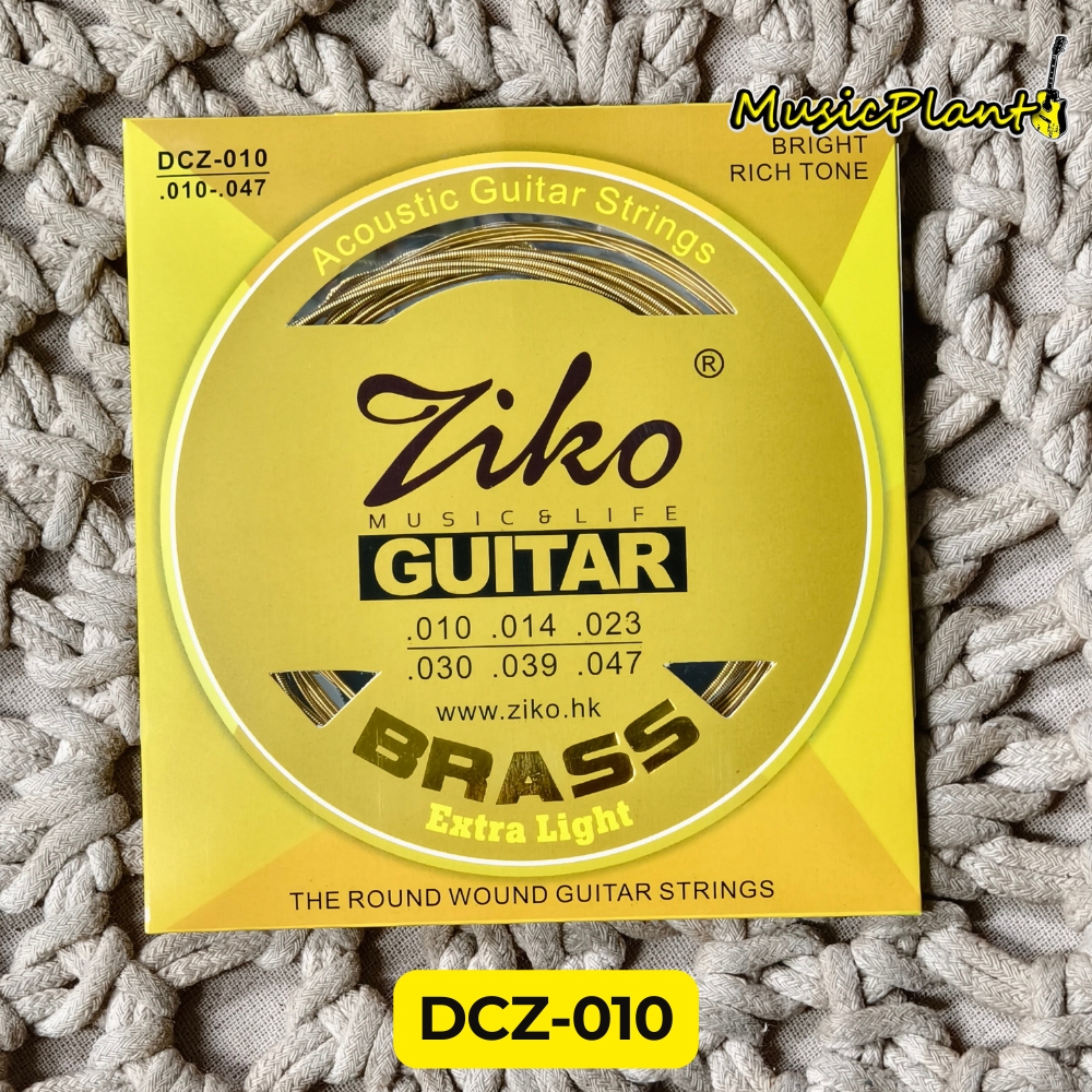 Ziko สายกีตาร์โปร่ง เล่นง่าย ไม่เจ็บนิ้ว Acoustic Guitar String รุ่น DCZ-010 - รูปที่ 2