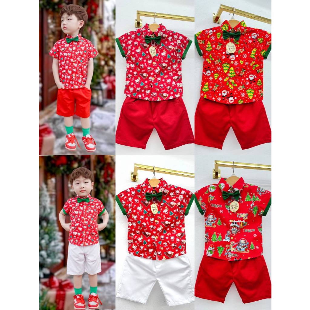 โบว์ เสื้อ Cotton 100% พร้อมกางเกง cotton ทวิล แถมหูกระต่ายเข้าเซ็ต เข้าสุดหล่อฝุด ฝุด