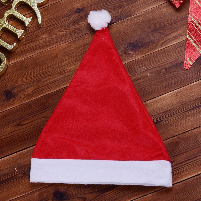 หมวกซานตาครอส หมวกซานต้า ผ้าสำลี ราคาถูก สำหรับเด็กโตและผู้ใหญ่ <พร้อมส่ง> - รูปที่ 5
