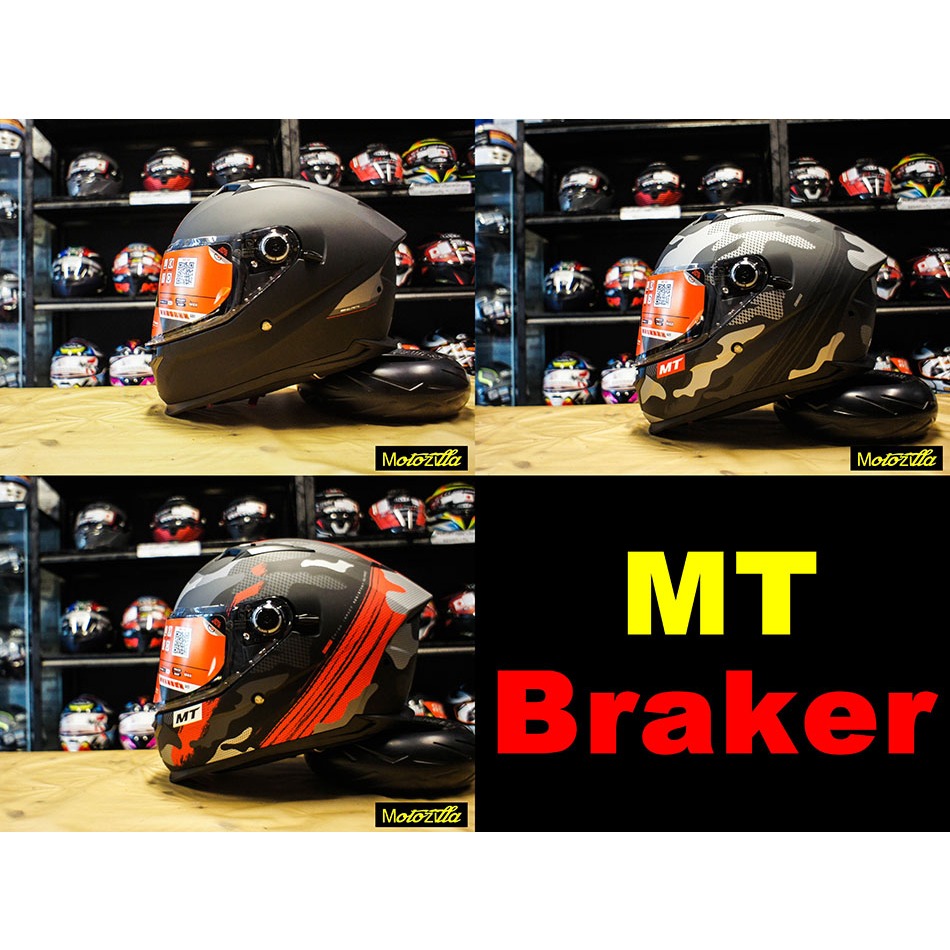 หมวกกันน็อค MT HELMETS รุ่น  BRAKER SV