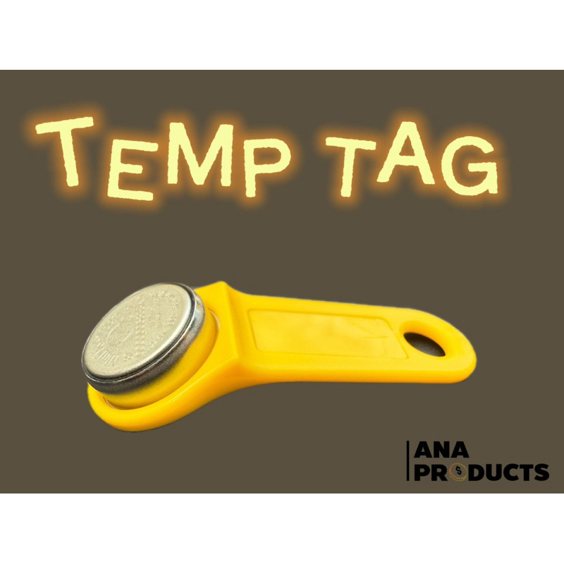 Temp tag ตัววัดอุณหภูมิห้องเย็นขนส่ง Data logger เม็ดกระดุม iButton DS1921G