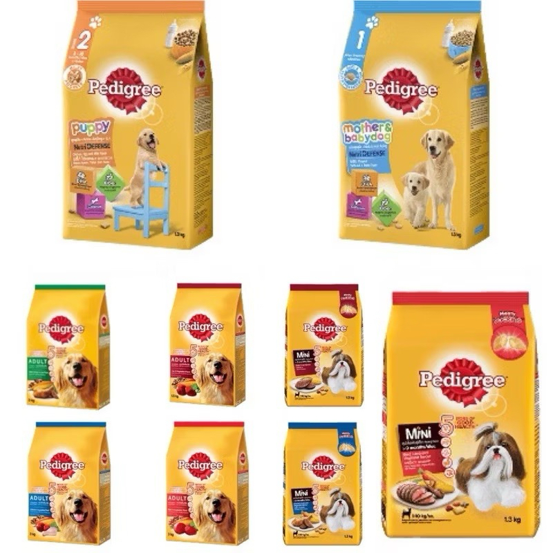 Pedigree อาหารสุนัข 1.3-1.5 kg