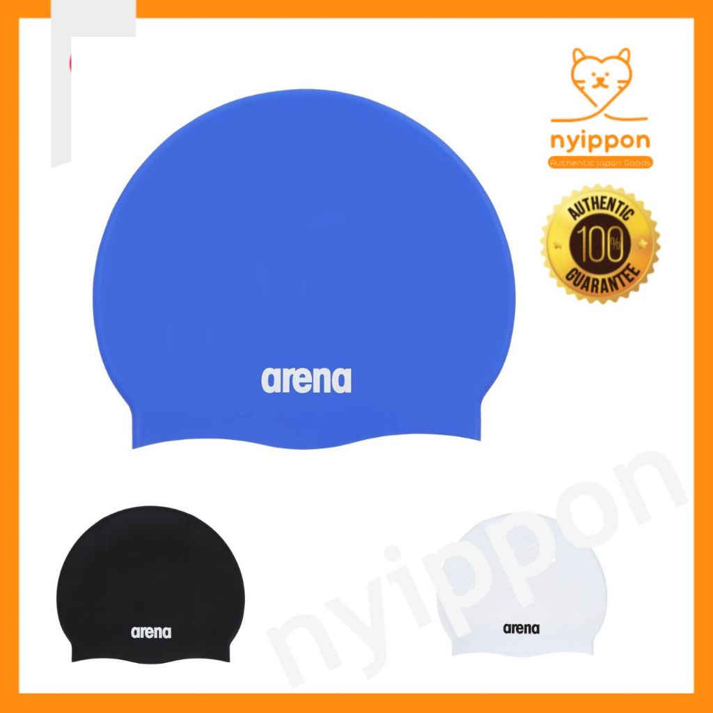arena Swimming Cap Training Unisex Free Size Silicone Cap ARN-3426