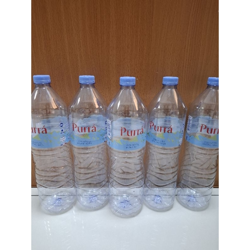 ขวดน้ำเปล่ามือสอง ขวดน้ำแร่เพอร์ร่า-สิงห์-คริสตัล ขนาด 1.5 ลิตร(จำนวน 5 ใบ+แถม1ใบ) ขวดใสสะอาด ใช้งานได้ ภาชนะใส่ของต่างๆ