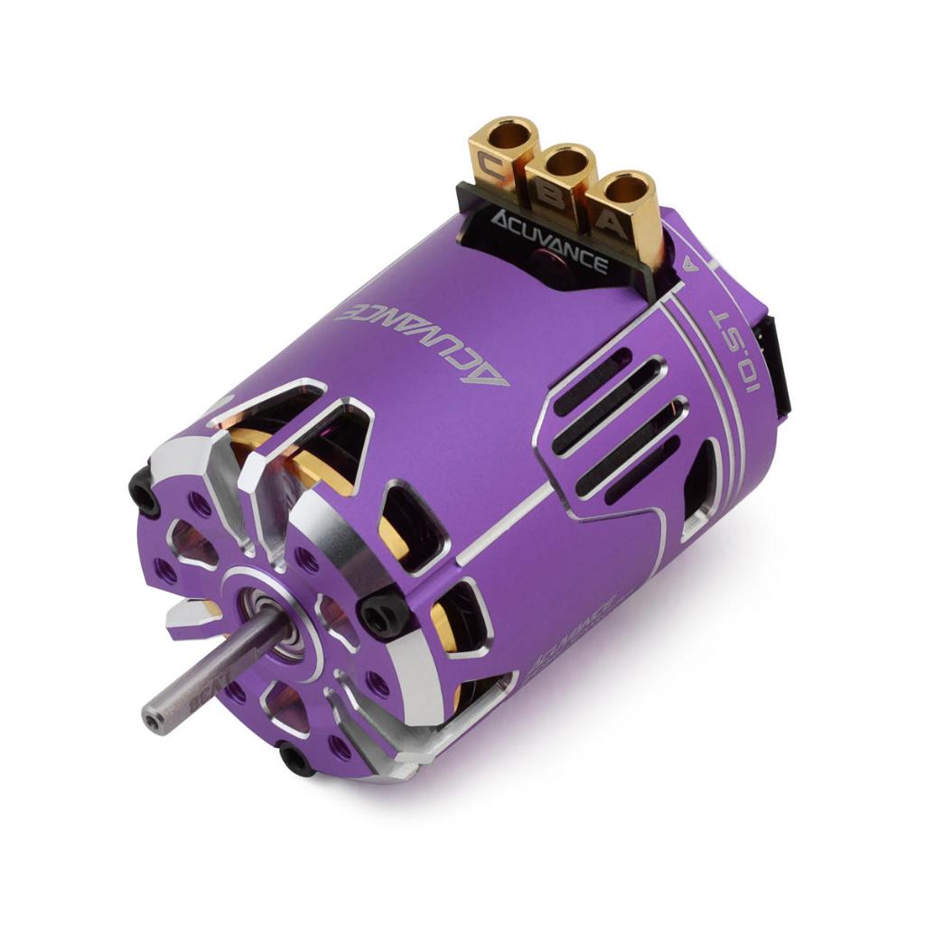 Acuvance Fledge 1/10 Sensored Brushless Drift Motor (10.5T) (Purple) ACV60663
