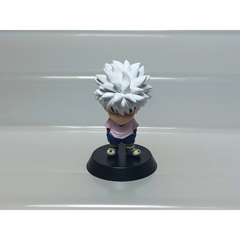 [ของแท้] [มือสอง] Anime Heroes Mini Big Head Figure Hunter x Hunter Killua Zoldyck Figure Plex