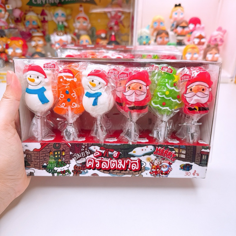 อมยิ้มคริสต์มาส เเละ ฮาโลวีน Halloween อย. ( 1 แพ็ค 30 ชิ้น )