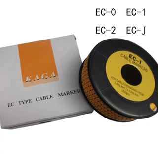 1 ม้วน / วายมาร์คเกอร์ Wire Marker Cable markers แบบตัวเลือก EC-0 EC-1 EC-2 EC-J ตัวเลข 0-9