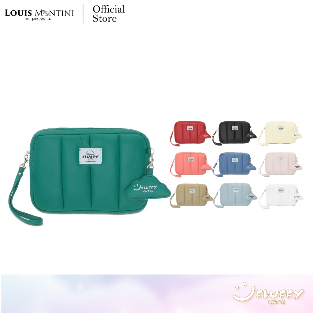 Louis Montini (Fluffy) กระเป๋าถือนุ่มนิ่ม กระเป๋าอเนกประสงค์ กระเป๋าฟองน้ำ FFB05