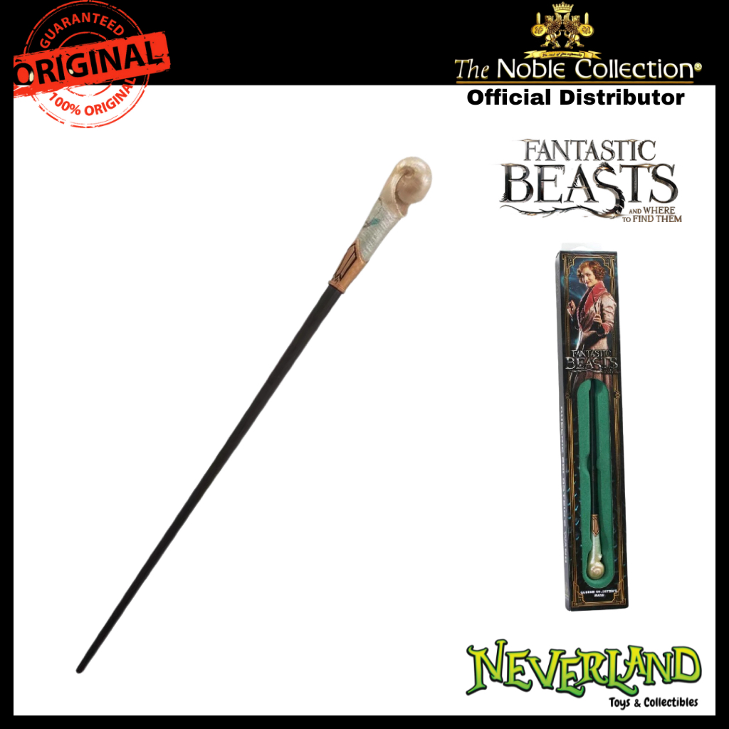 Noble Collection Fantastic Beasts Queenie Goldstein Wand with Character Box