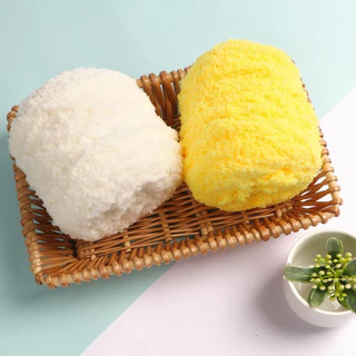 ไหมพรมขนแกะปะการัง 3ply 100กรัม นุ่มมากก แคชเมียร์ สีสันอ่อนหวาน สําหรับถักโครเชต์ DIY