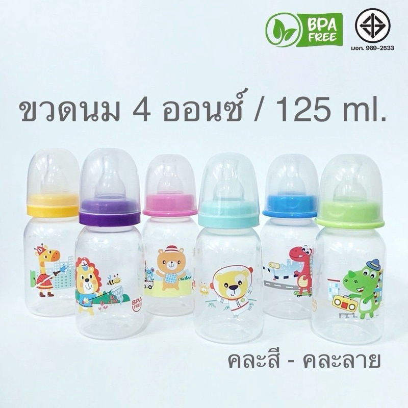 ***ถูกมากๆ*** พร้อมส่ง ขวดนมคอแคบ 4 ออนซ์ และ 8 ออนซ์ ขวดคอแคบ ขวดใส ทนความร้อนได้ 110องศา + โปรพิเศษจำกัด