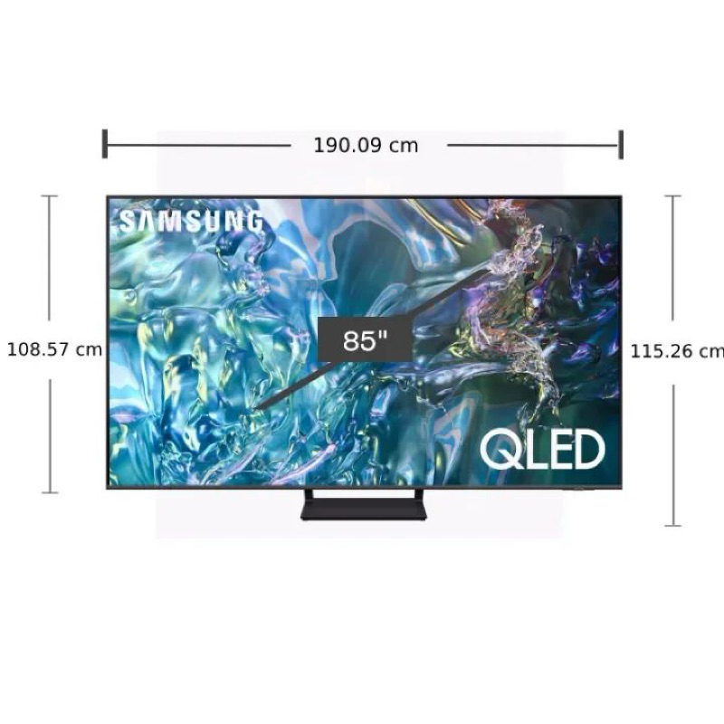 SAMSUNG TV 85Q65D Smart TV 85 inches 4K UHD QLED model QA85Q65DAKXXT year 2024