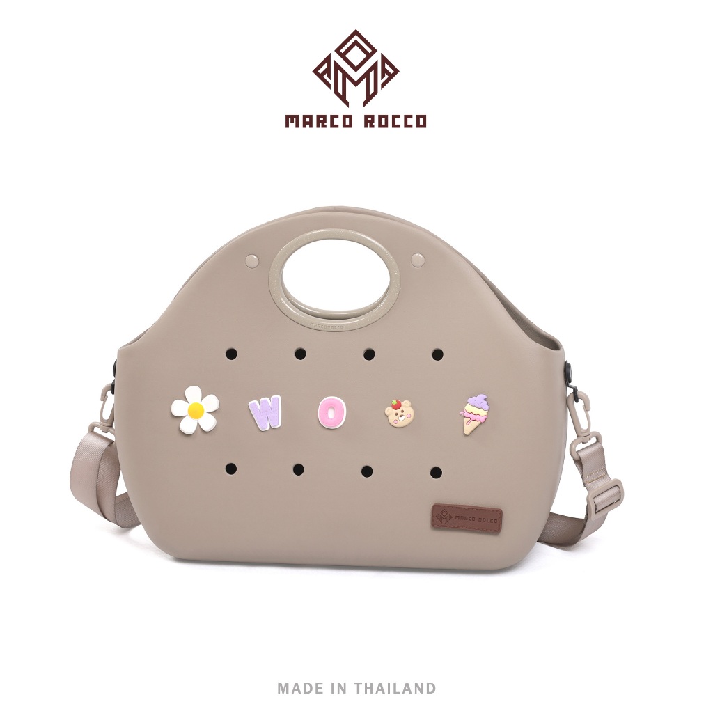 Marco Rocco กระเป๋าถือผู้หญิ กระเป๋าแฟชั่น ทนทาน ดีไซน์เรียบง่าย น้ำหนักเบา วัสด