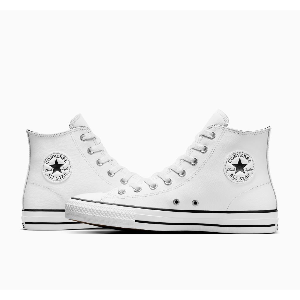 CONVERSE รองเท้า CONS CTAS PRO LEATHER HI WHITE ผู้ชาย A05330CM_H3WTXX