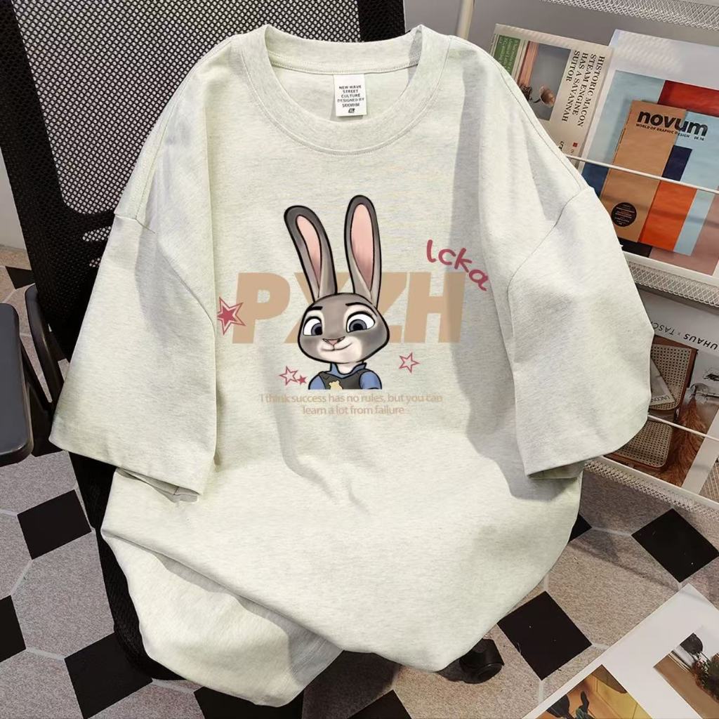 เสื้อยืด ผ้าคอตตอลแท้ CM85 ใส่สบาย  สีไม่ตกเนื้อผ้าดี ตัดเย็บดี