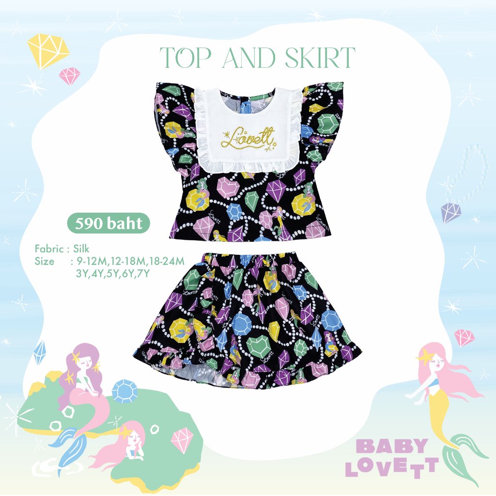 02 Blink Diamond - Top and Skirt