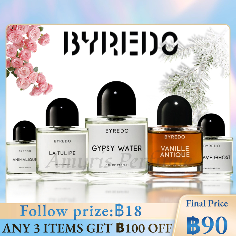 [ พร้อมส่ง] แท้จริง %Byredo Mojave Ghost &La Tulipe&Vanille Antique&Blanche 2ml 5ml 10ml EDP Unsiex