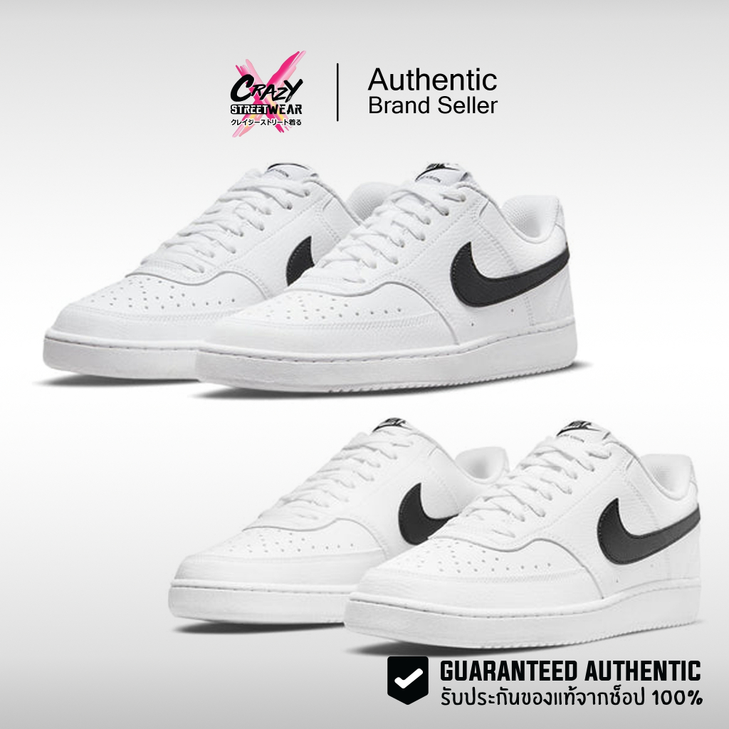 Nike Court Vision Low 'White Black' ( DH3158-101 / DH2987-101 ) สินค้าลิขสิทธิ์แท้ Nike รองเท้า
