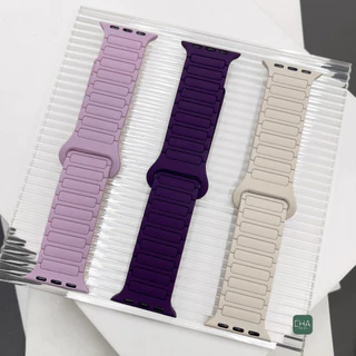 สาย smart watch 40/44/45/41/46มม สายนาฬิกา for watch11 10 9 8 ultra 7 6 5 4 นิ่ม เเบบเเม่เหล็ก สําหรับแอปเปิ้ลวอช A-star