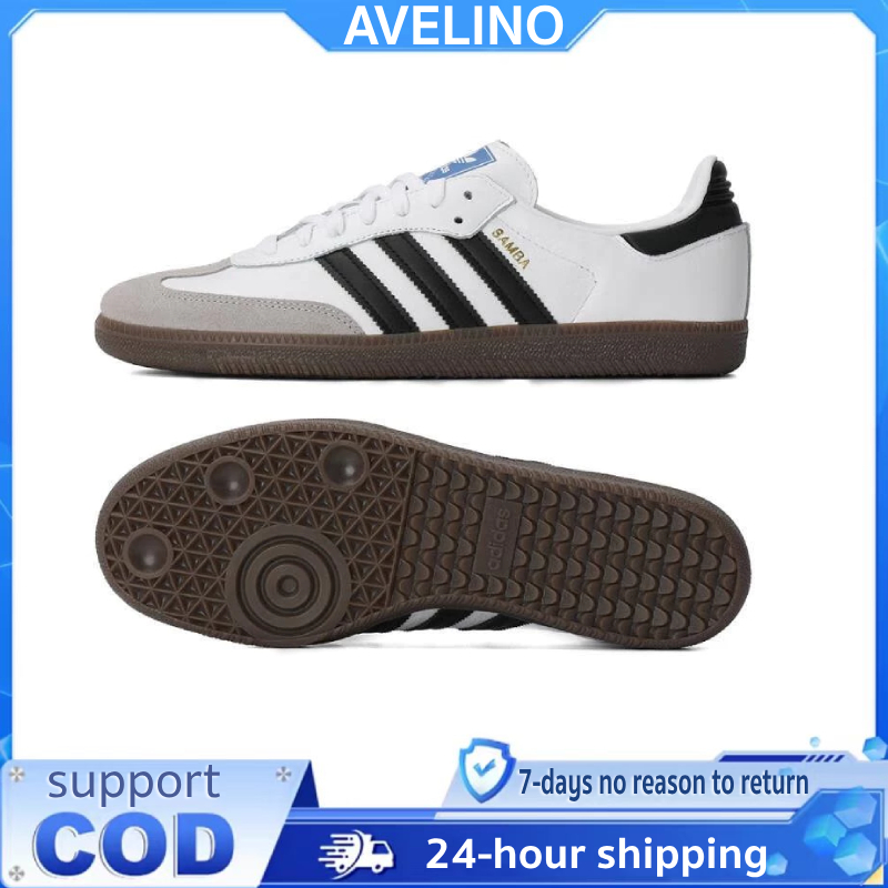 Adidas Originals Samba OG Retro All-Match Casual รองเท้าผ้าใบหุ้มข้อต่ำสำหรับผู้ชายและผู้หญิง