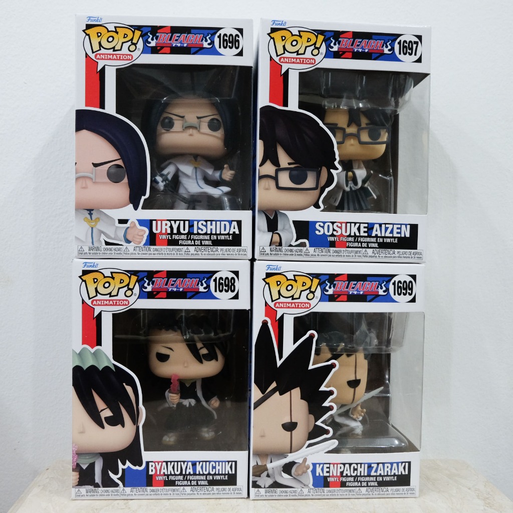 🟠 [Bleach] 🟠 Funko Pop Anime Bleach - Ishida, Aizen, Byakuya, Kenpachi ของแท้ มือ1 กล่องสวย