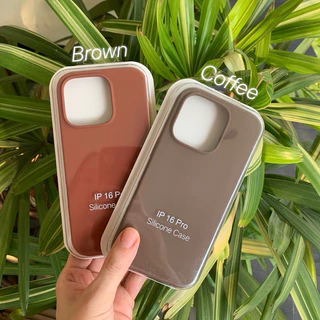 Supercase | I7P-i17promax เคสซิลิโคน บุกำมะหยี่ Silicone Case i7plus ixr i11 i11promax i12 i12promax i13 i13pro สีน้ำตาล
