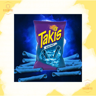 Takis Blue Heat Chips 92.3g / ทาคิส ขนมข้าวโพดทอดกรอบ รสเผ็ด…