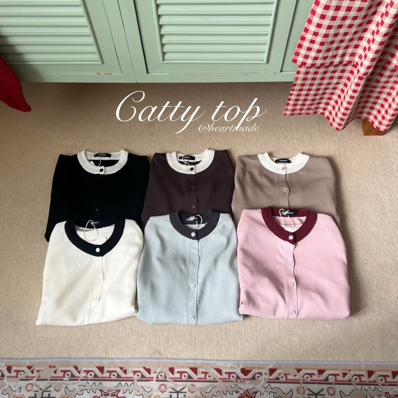 (C30) Heartmade—Catty top (สินค้าพร้อมส่ง)