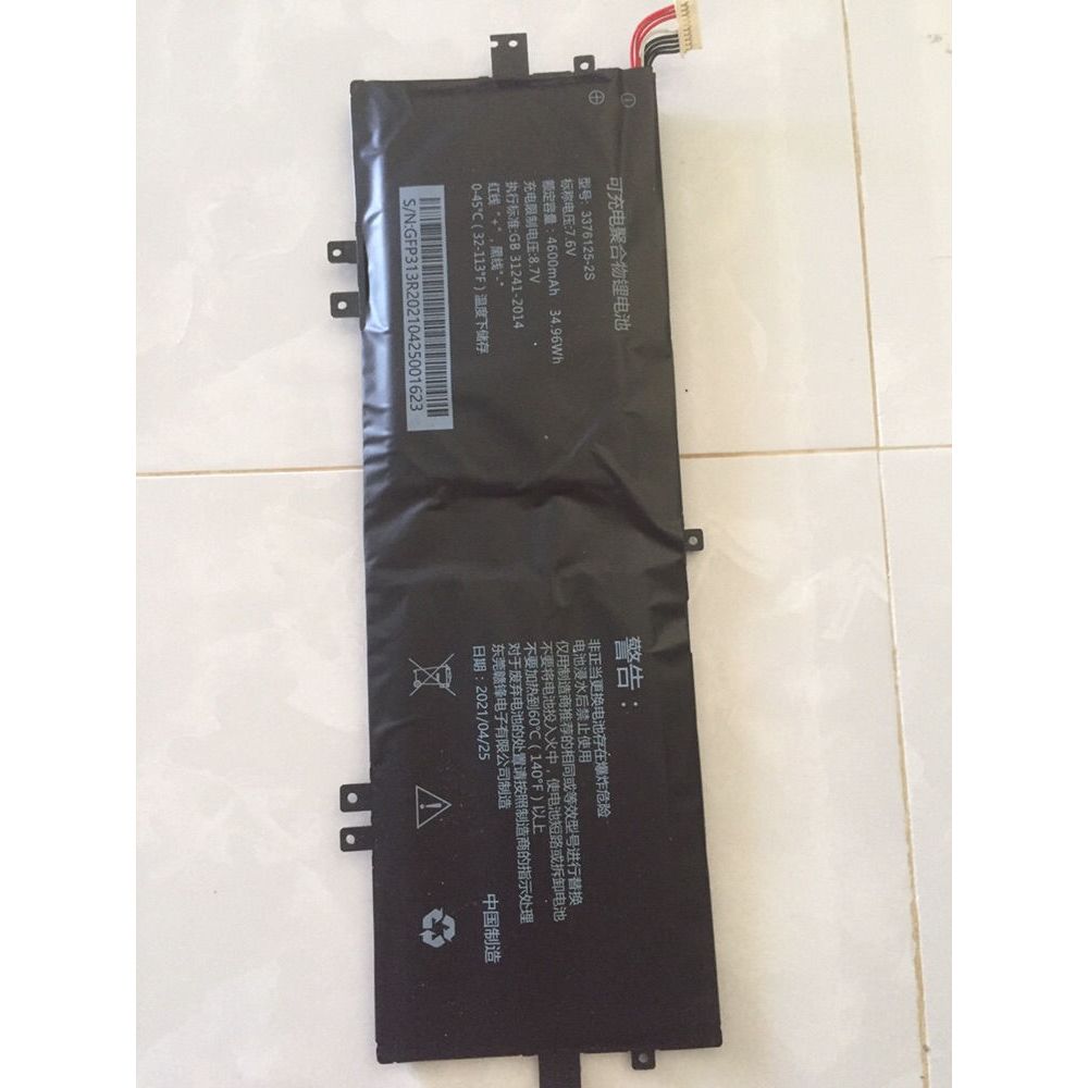 ใหม่ 3376125-2S สำหรับ Sinopark Jumper EZbook S5 664 JNB10 แบตเตอรี่แล็ปท็อป