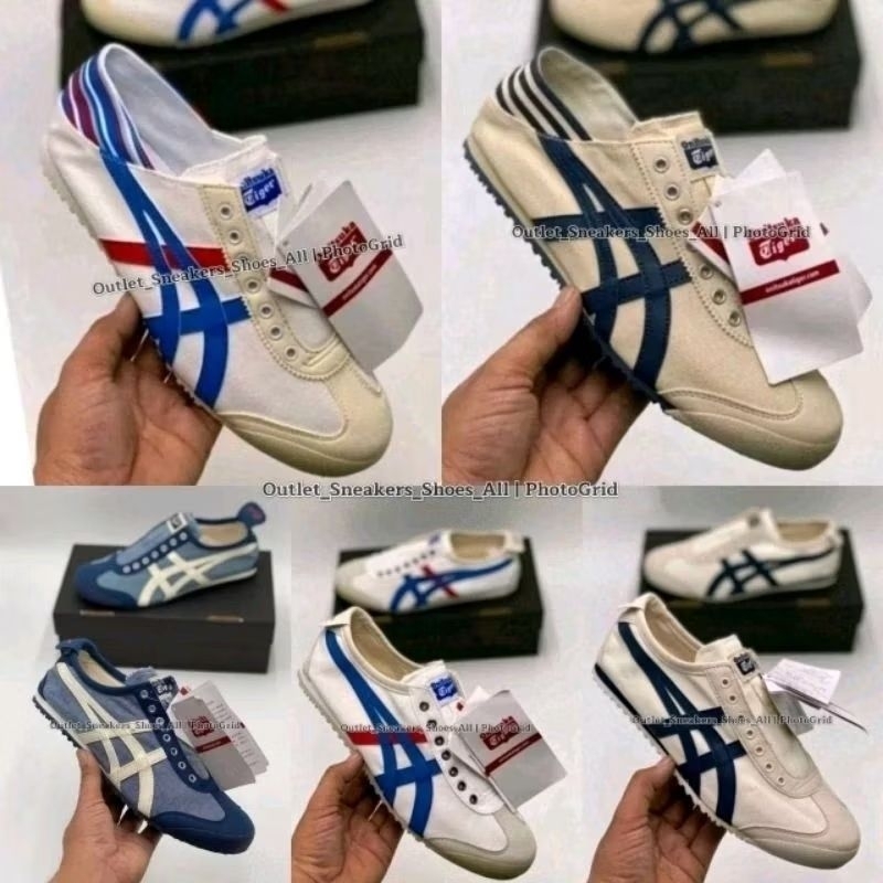 รองเท้า Onitsuka ไทเกอร์ Mexico 66 Slip On ใส่ได้ทั้ง ชาย หญิง [ ของแท้ พร้อมส่ง ]