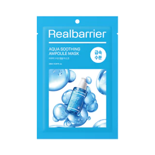 REAL BARRIER Aqua Soothing Ampoule Mask แผ่นมาส์กหน้า 28ml