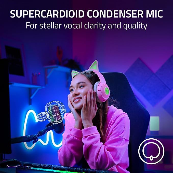 Razer Seiren V3 Chroma สินค้าของเเท้ 100% ทางร้านรับประกันสินค้า 2 ปี