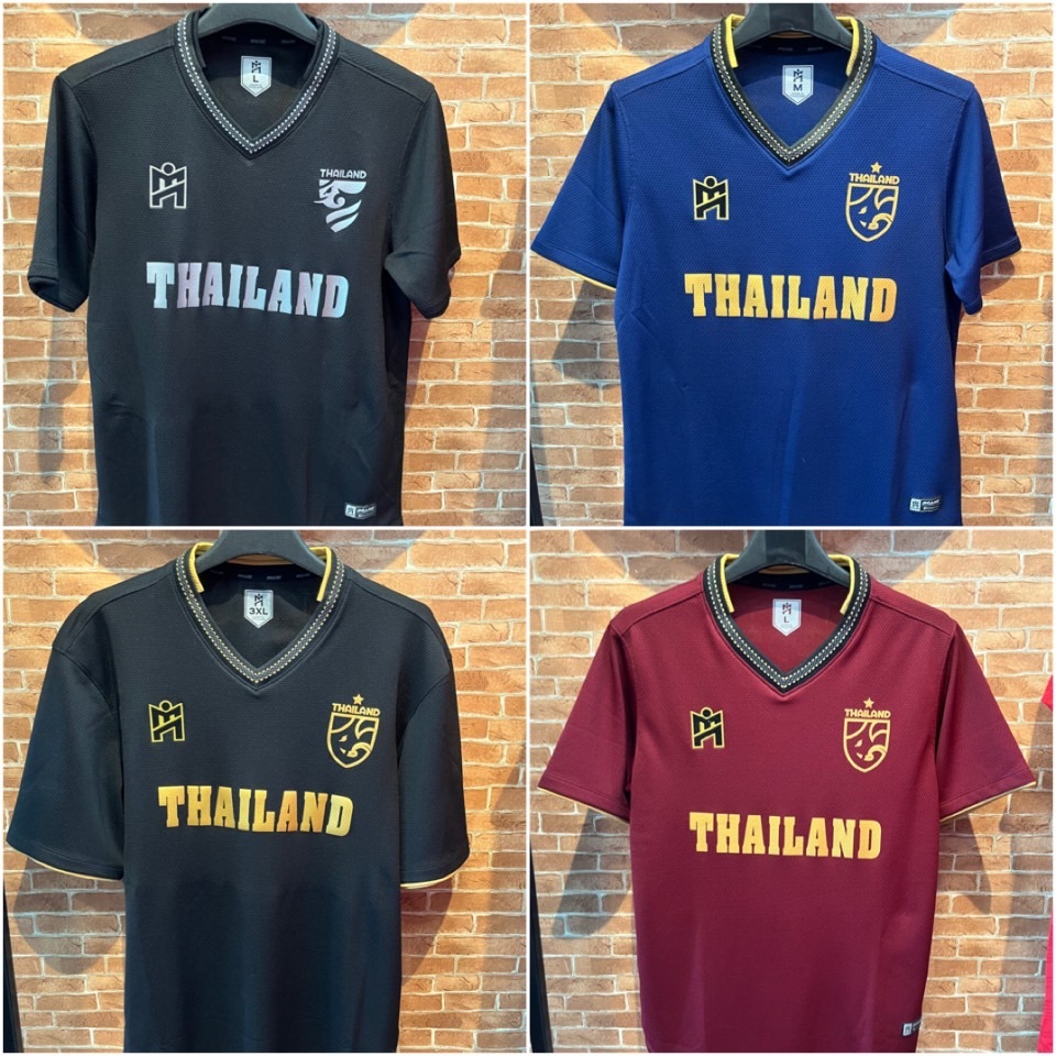 เสื้อกีฬา Thailand  Imane IMA003 สีกรม  ( S - 7xL ) มีไซส์ใหญ่สำหรับคนตัวใหญ่ สามารถเพิ่มชื่อกับเบอร