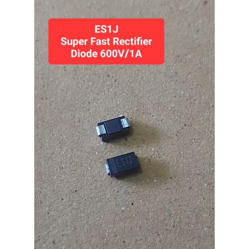 ES1J Super Fast Rectifier Diode (600Volt/1Amp)(ห่อละ10ตัว)(ราคาห่อละ)