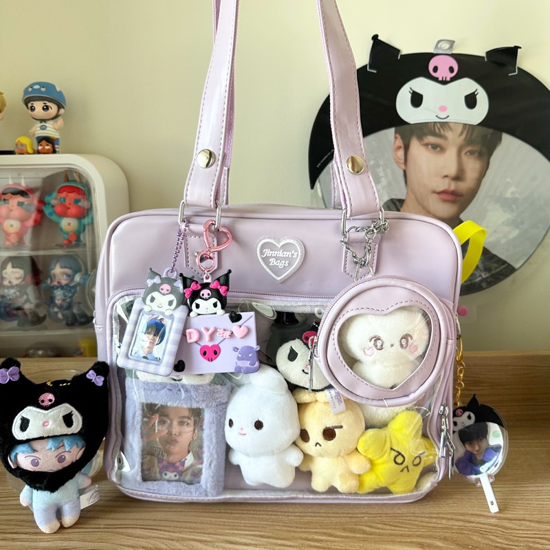 พร้อมส่ง 💕 กระเป๋าใส ไปคอนเสิร์ต สะพายได้ 2 แบบ กระเป๋าใส่แท่งไฟ ita-bag อิตะแบ็ค BJ - รูปที่ 2