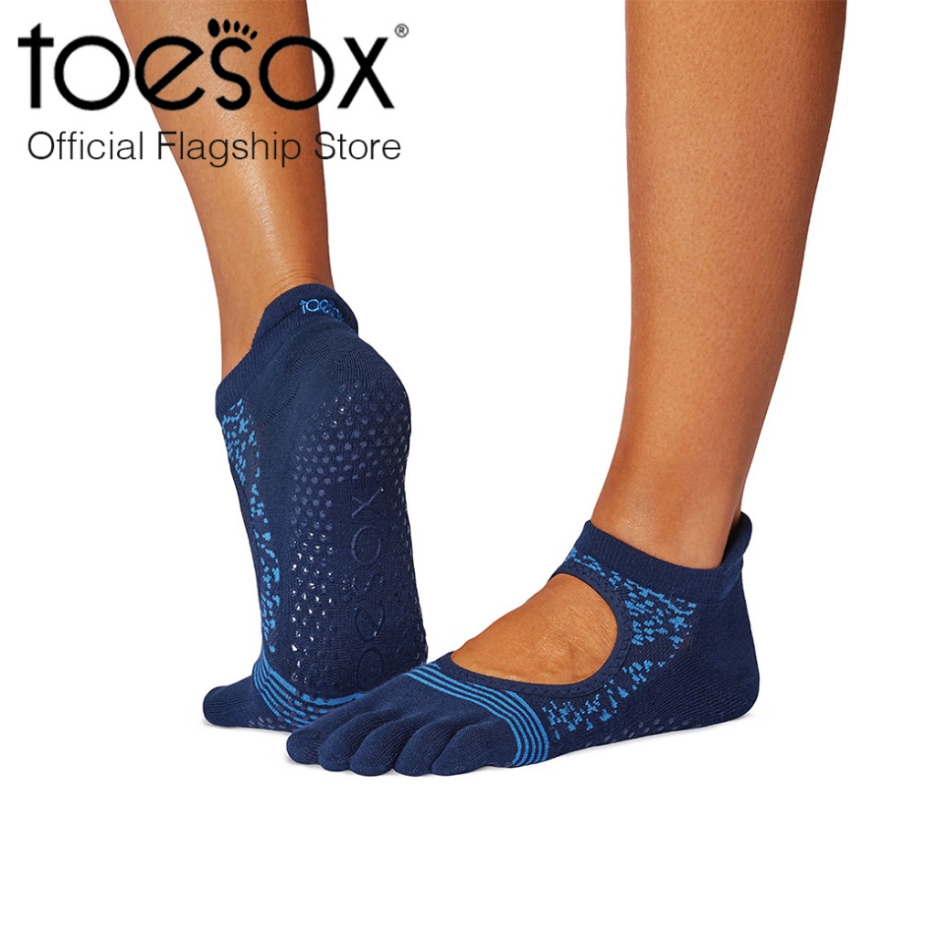 (New Spring 2025) ToeSox Grip Full Toe Bellarina Tec Flex ถุงเท้ากันลื่นแยกนิ้ว ปิดนิ้วเท้า Bellarina Tec Flex