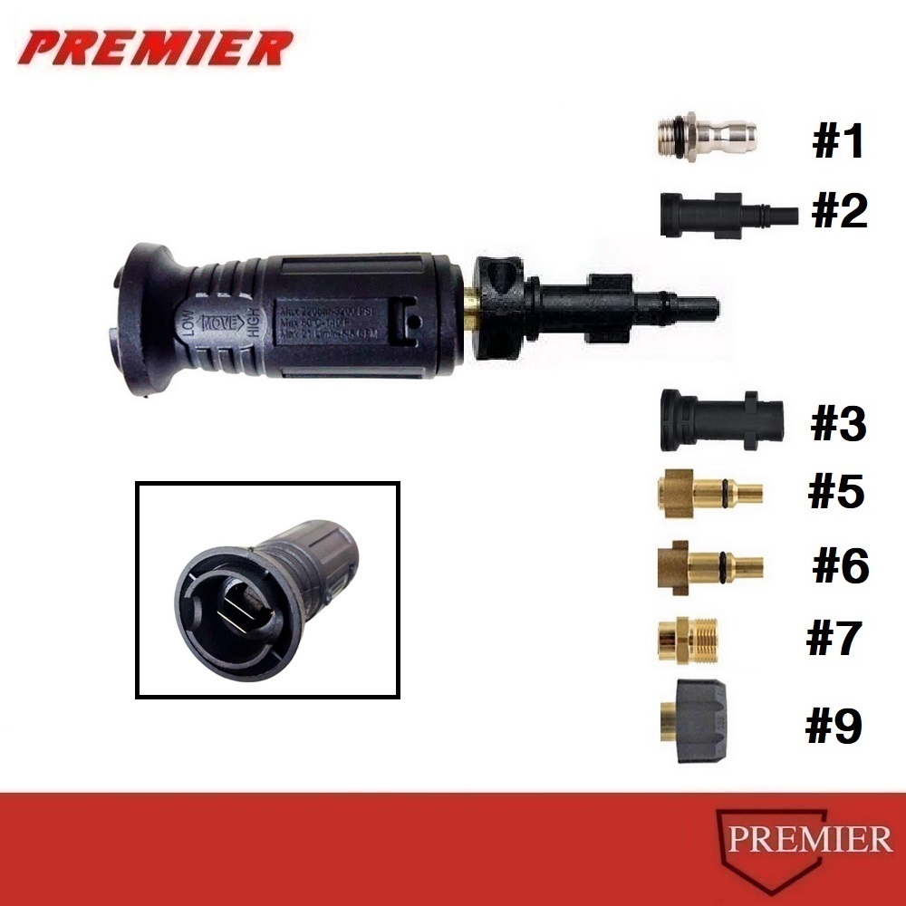 อะไหร่หัวฉีดน้ำแรงดันสูง bosch, zinsano, black and decker, amazon